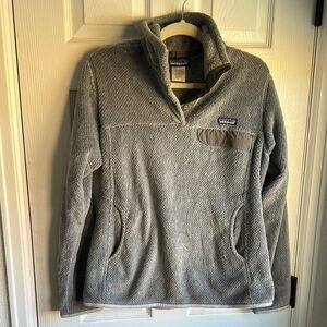Patagonia Gray-Blue Fleece Pullover